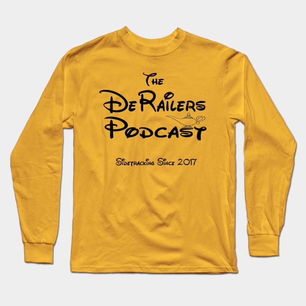 DeRailers Podcast Magical Logo Long Sleeve T-Shirt by TheDeRailersPodcast